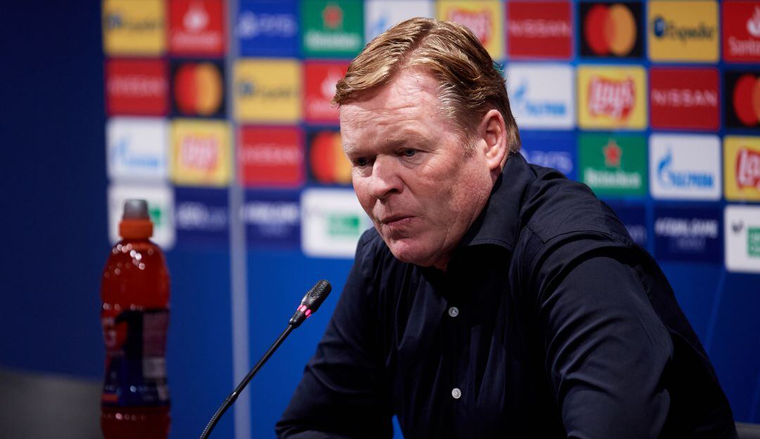 Ronald Koeman, DT del F.C. Barcelona.