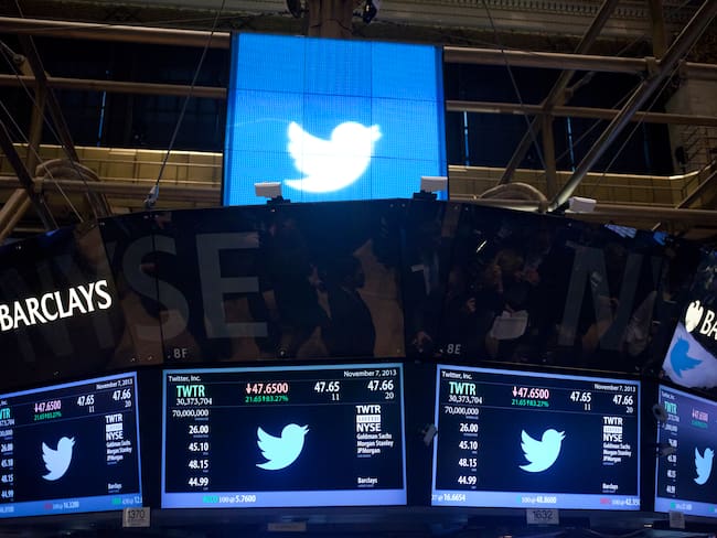 La acción de Twitter fue suspendida en la Bolsa de Valores de Nueva York