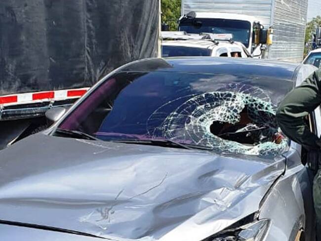 Todo indica que esta persona montaba su bicicleta en contravía por la variante Mamonal Gambote