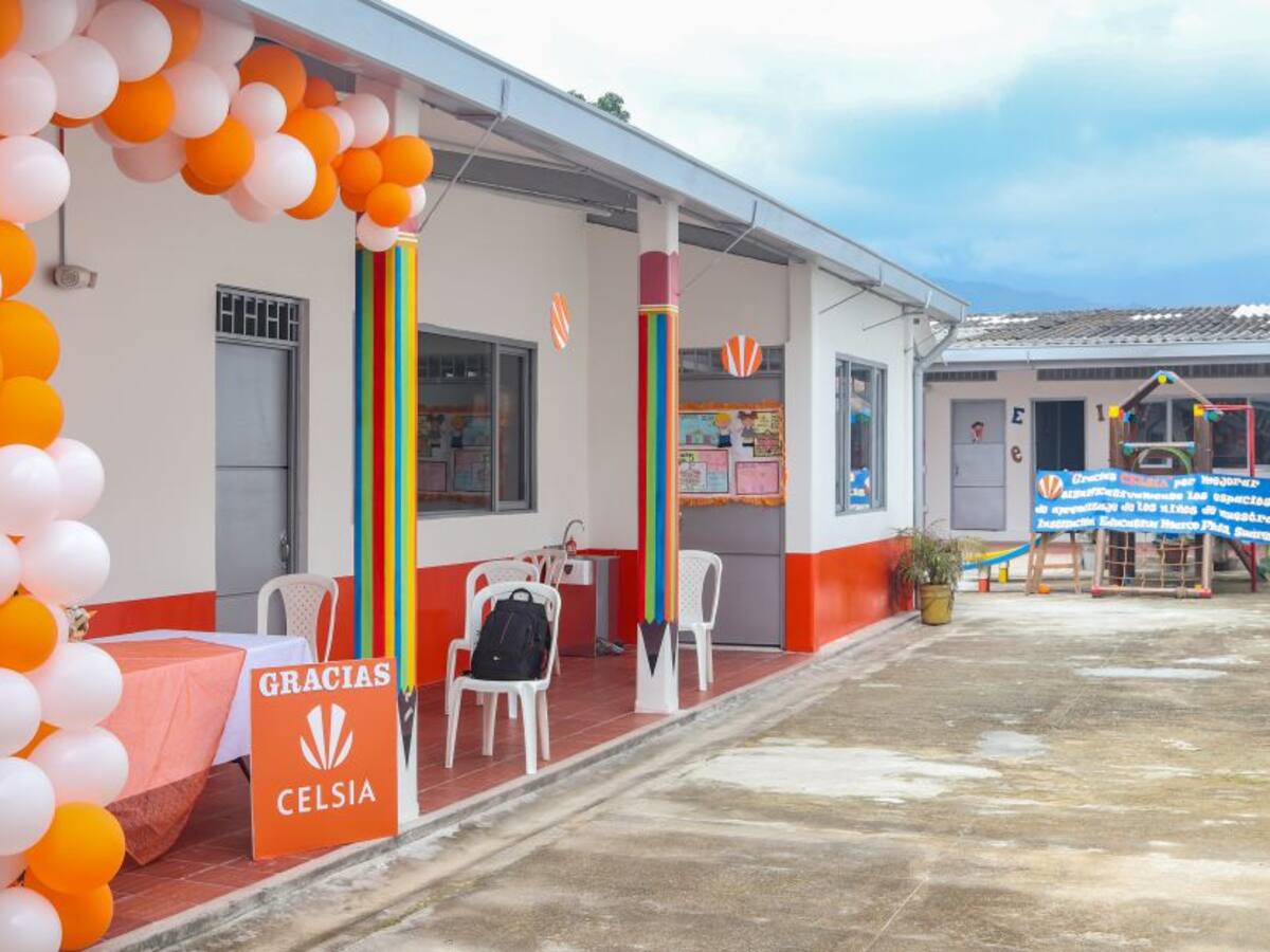 Celsia realiza mejoramiento de escuelas en el Tolima