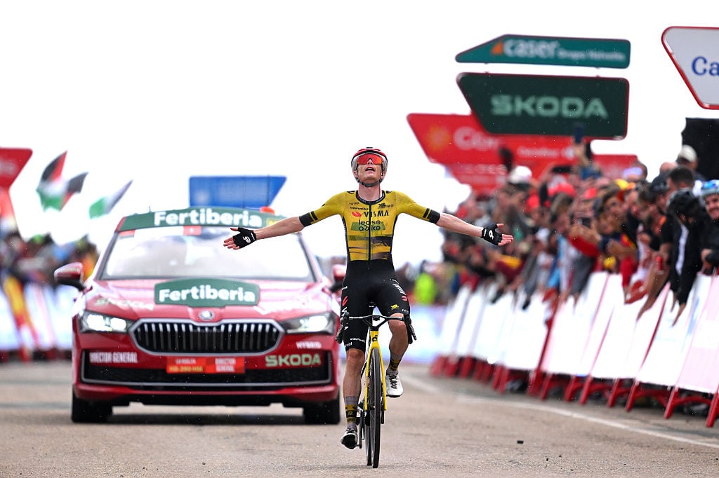 Jonas Vingegaard, vencedor de la etapa 9 de la Vuelta España /Getty Images