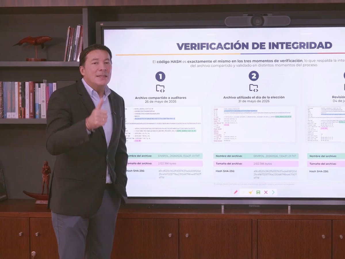Registraduría presentó evidencia a partidos políticos de que no habría sido modificado software