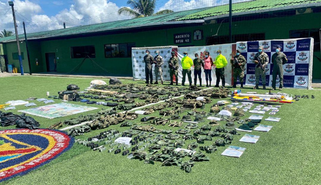 Destruido campamento de entrenamiento de las disidencias en Timbiquí, Cauca