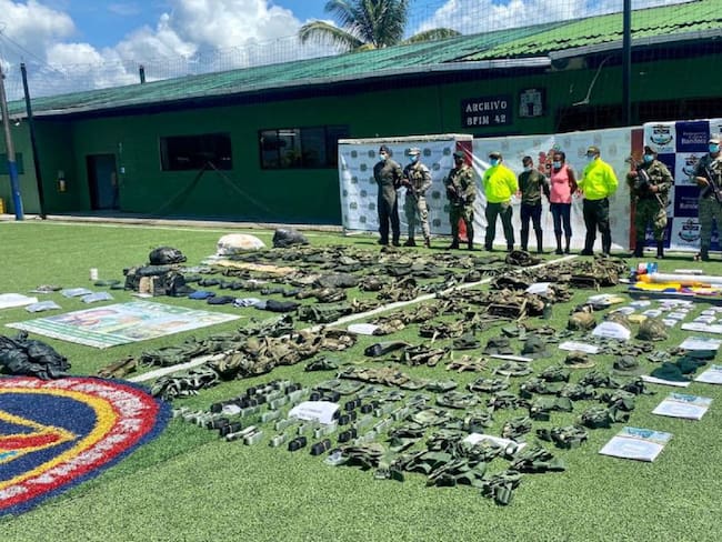 Destruido campamento de entrenamiento de las disidencias en Timbiquí, Cauca