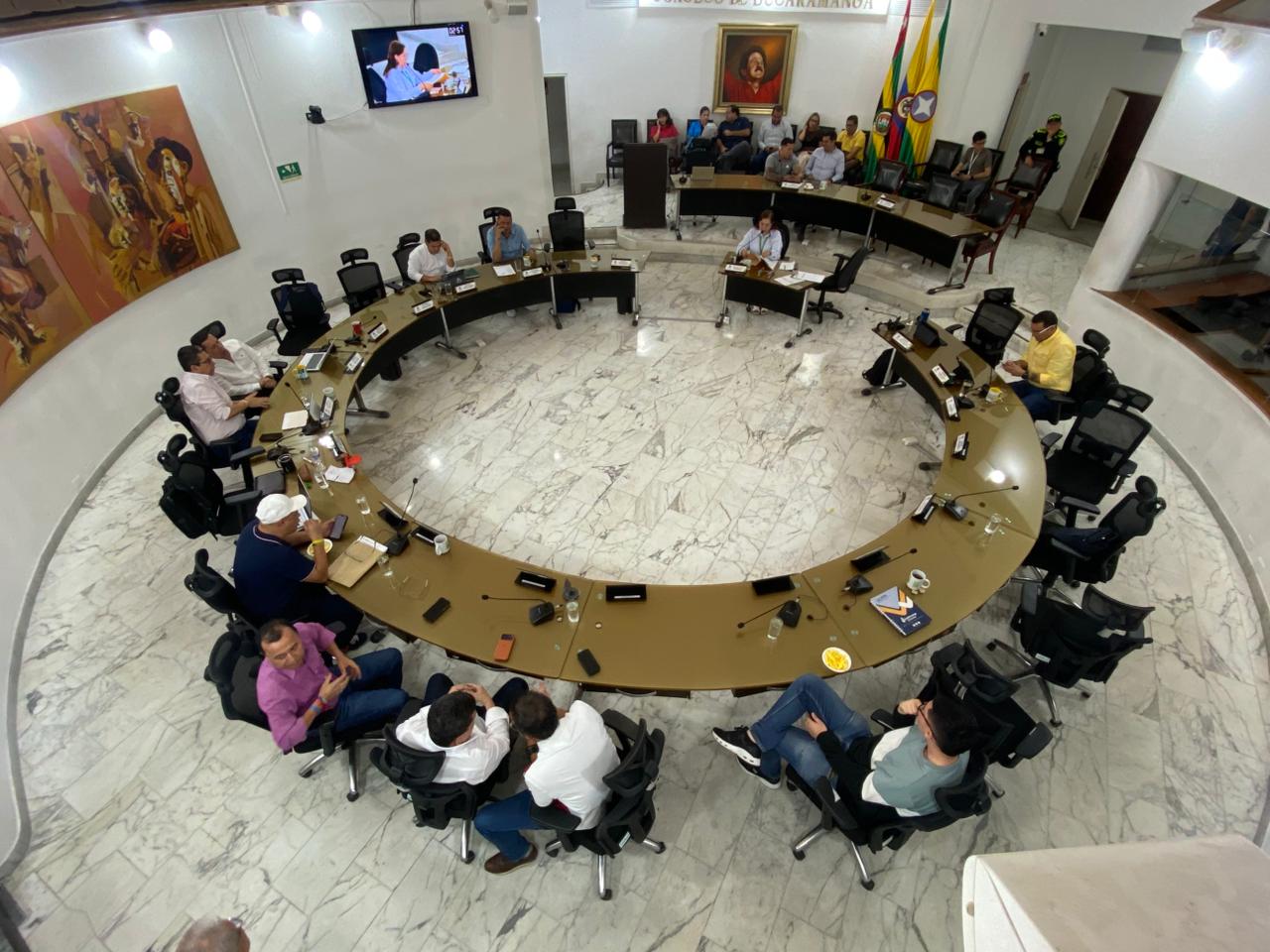 Vía libre para continuar con el debate del empréstito en el concejo de Bucaramanga. Foto: Caracol Radio. 