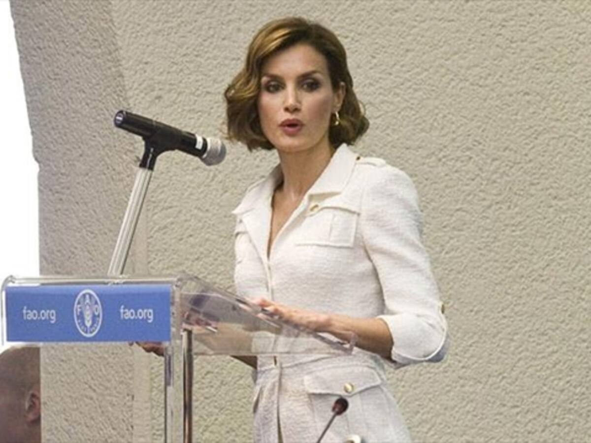 Reina Letizia considera "inaceptable" tirar comida en un mundo con hambre