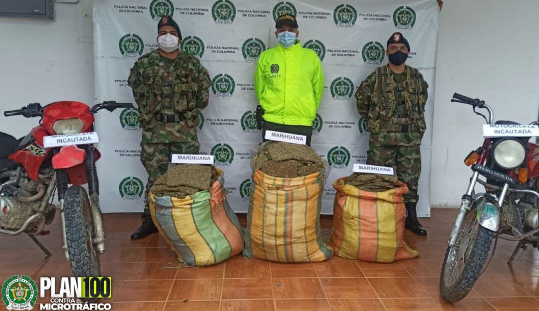 La droga tenía un costo superior a 100 millones de pesos. 