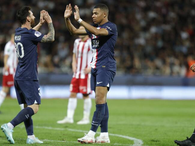 Lionel Messi y Kylian Mbappé fabricaron un golazo para Paris Saint-Germain en su visita al Ajaccio.