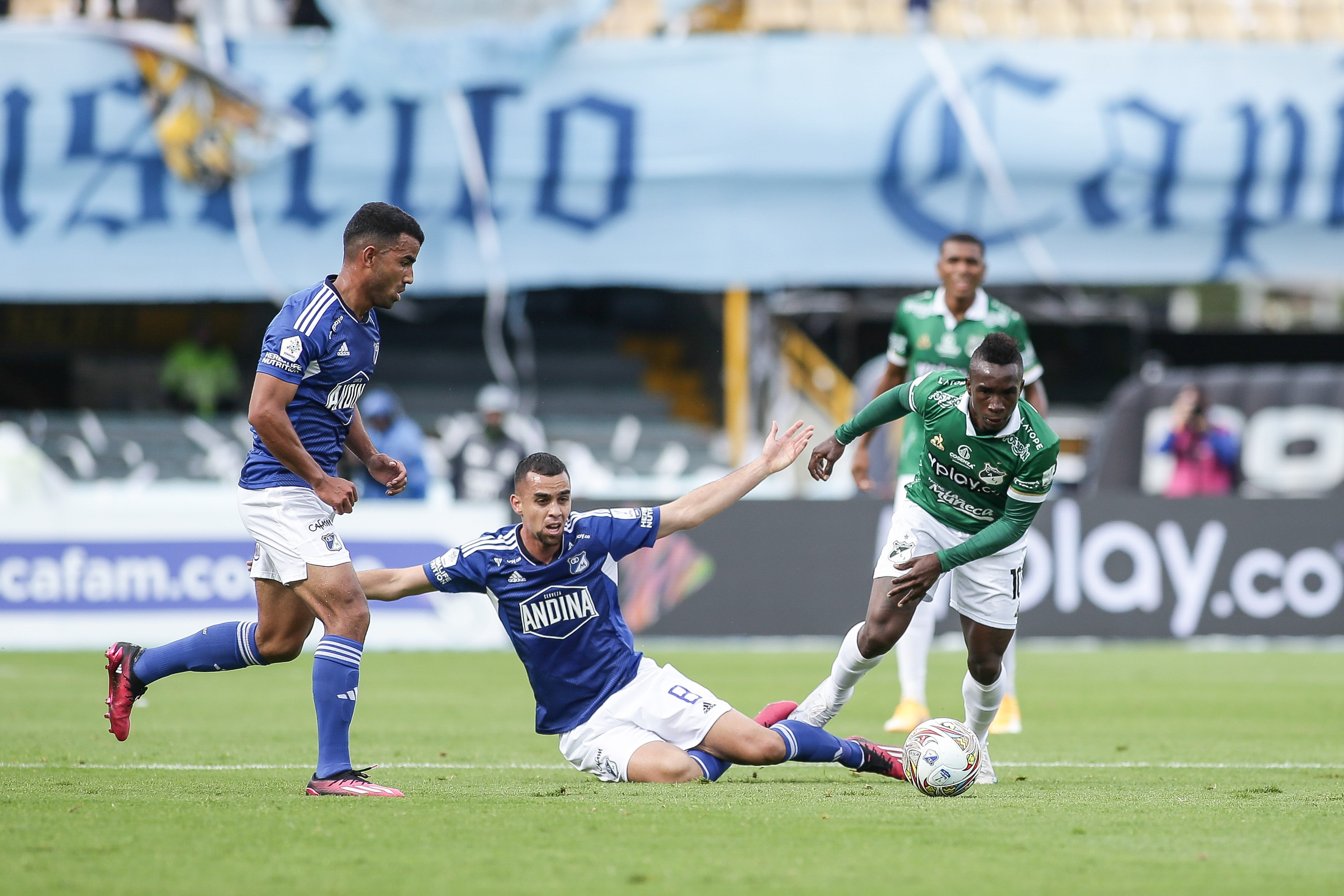 Millonarios y Deportivo Cali se enfrentan en El Campín. (Colprensa - John Paz)
