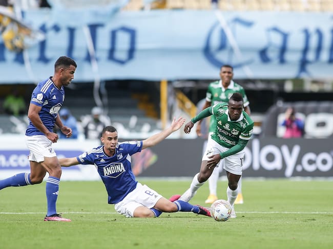 Millonarios y Deportivo Cali se enfrentan en El Campín. (Colprensa - John Paz)