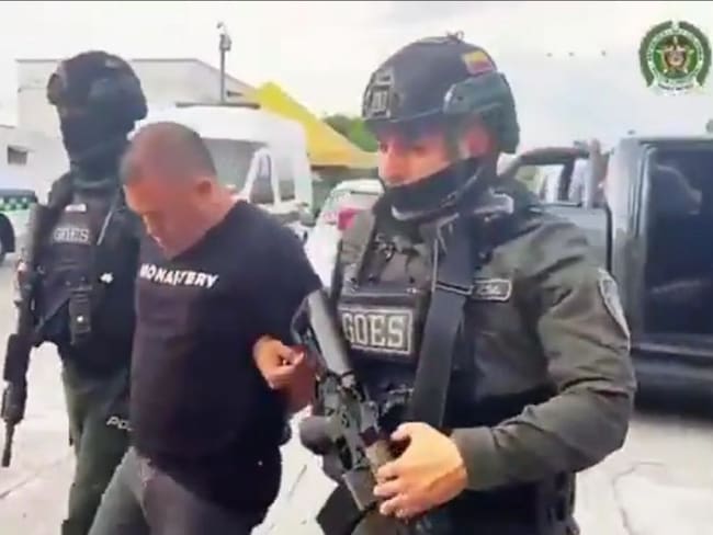 Foto: Captura alias 'Eusebio' - Policía Nacional.