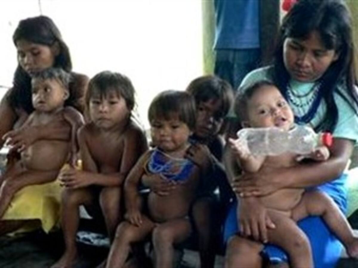 Más de la mitad de los 1,3 millones de indigenas colombianos está en pobreza