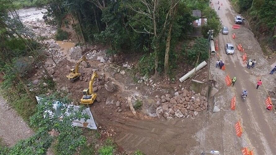 Lluvias en Mocoa . Foto: Colprensa