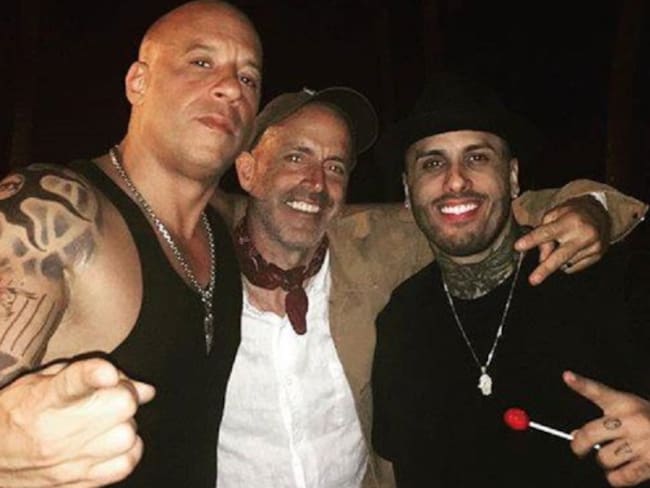 Nicky Jam y Vin Diesel se divierten en el rodaje de ‘xXx: The Return of Xander Cage’