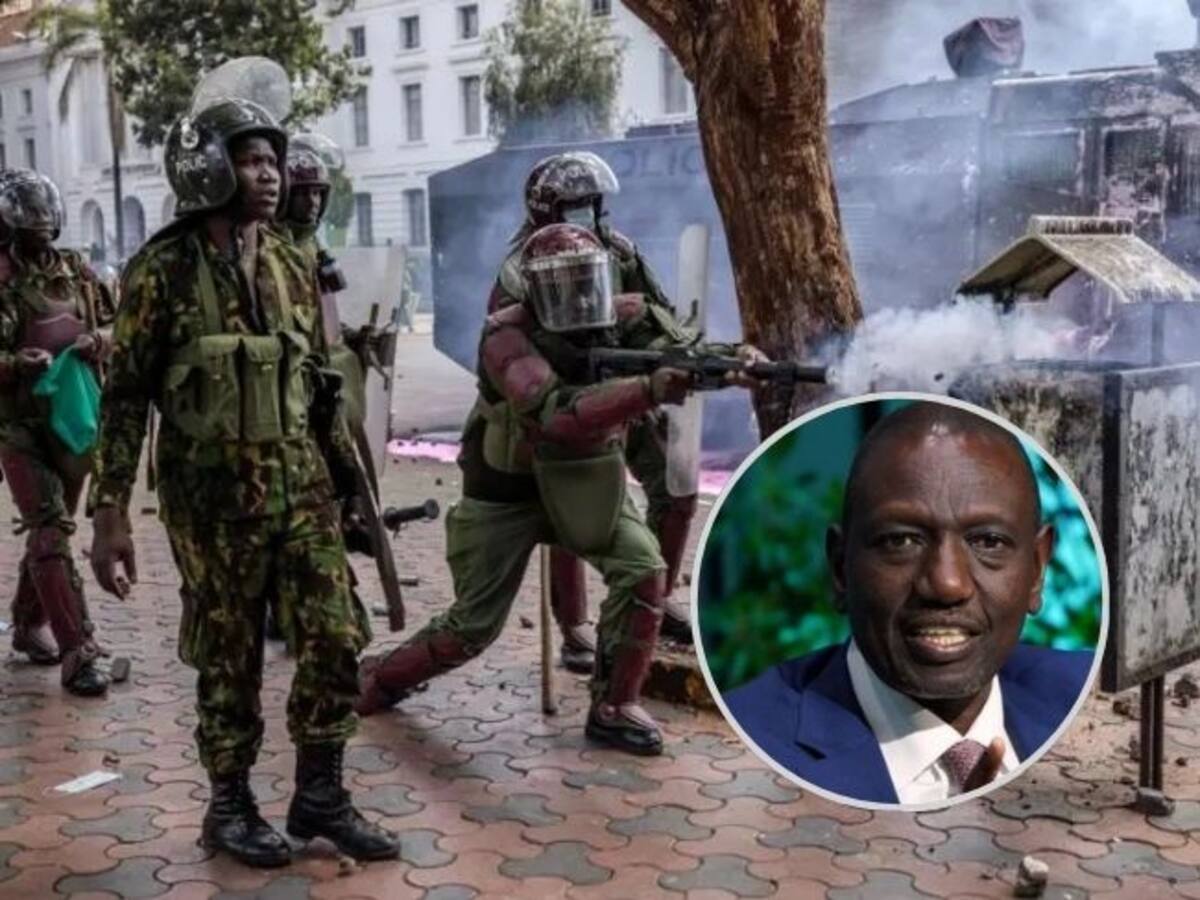 Ruto sobre las protestas antigubernamentales: “La Policía lo ha hecho lo mejor posible”