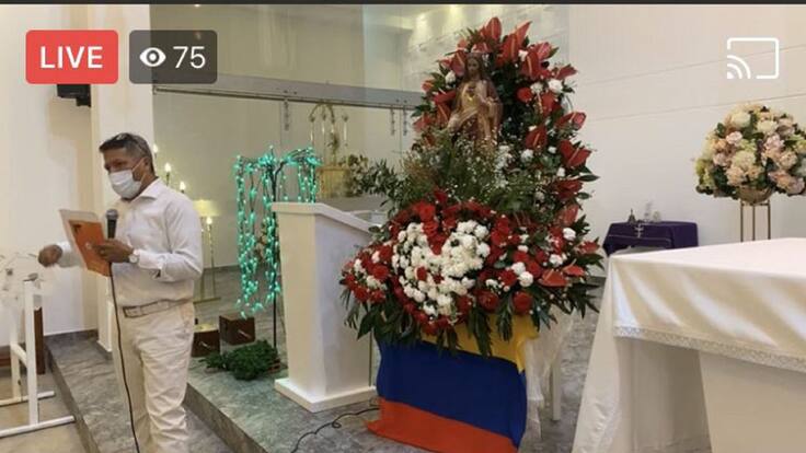 De manera atípica iniciaron novenas de aguinaldos