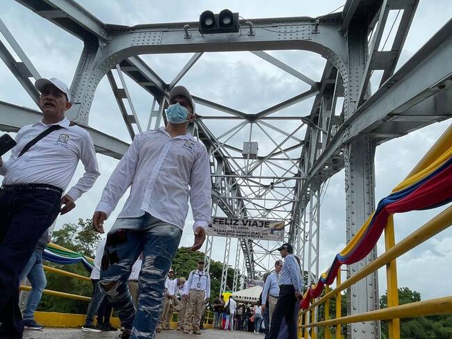 Puente Internacional La Unión que conecta a Puerto Santander con García de Evia en Venezuela. Foto: Caracol Radio.
