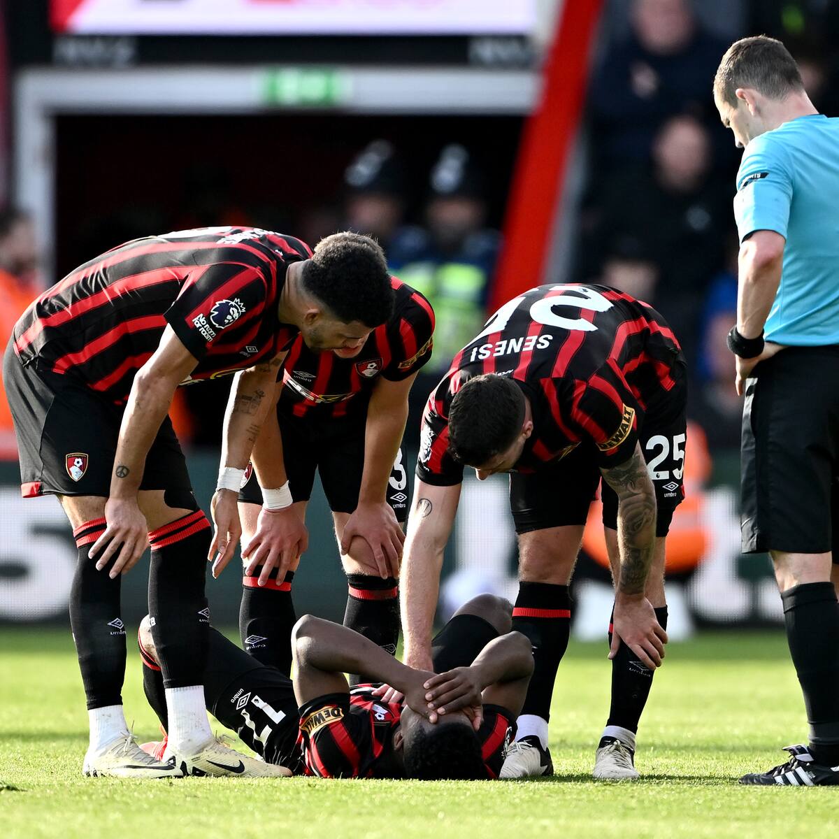 Luis Sinisterra y un triste regreso con el Bournemouth: Volvió a lesionarse