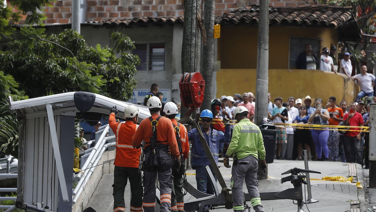 Supertransporte y Contraloría acompañan investigaciones por accidente en el Metrocable