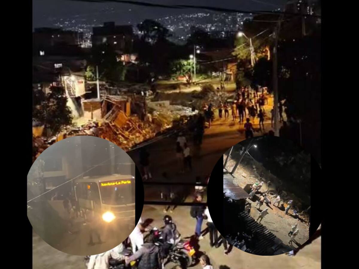 Evacuación en Altavista terminó con enfrentamientos entre algunas personas y la policía