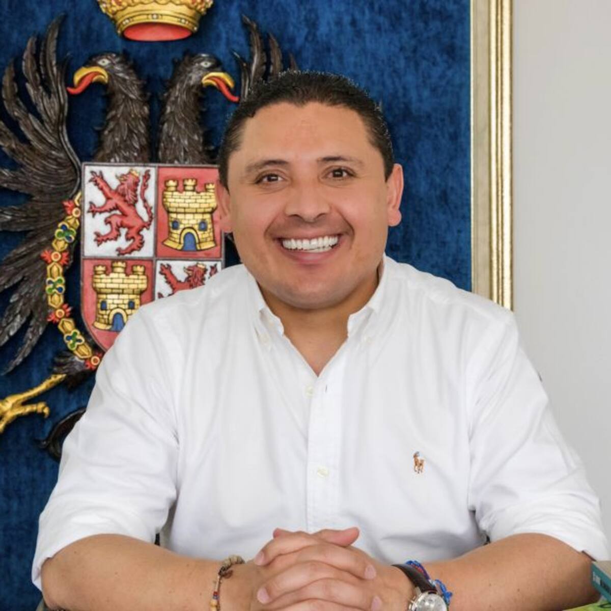 El alcalde de Tunja recibió un homenaje de manos del presidente Iván Duque