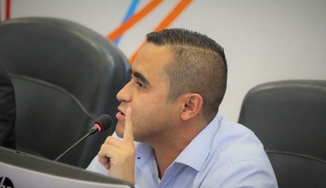 Foto: Concejal de Manizales, Cristian Pérez.