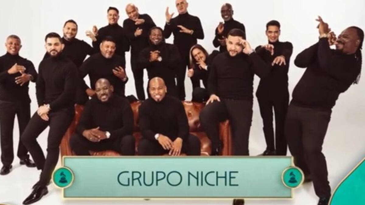GRUPO NICHE se presentará en la premiere del Latin Grammy