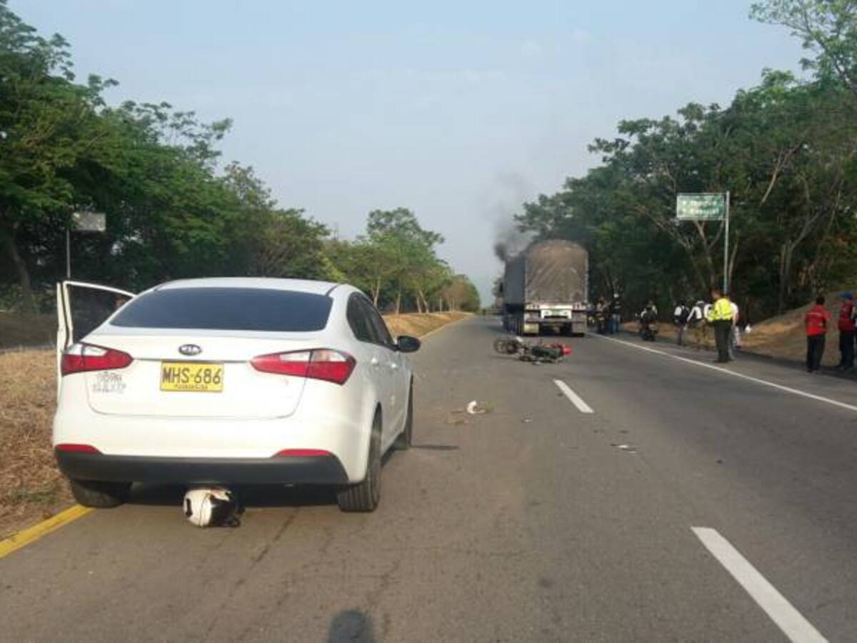 Muere mujer en accidente de tránsito en el Tolima