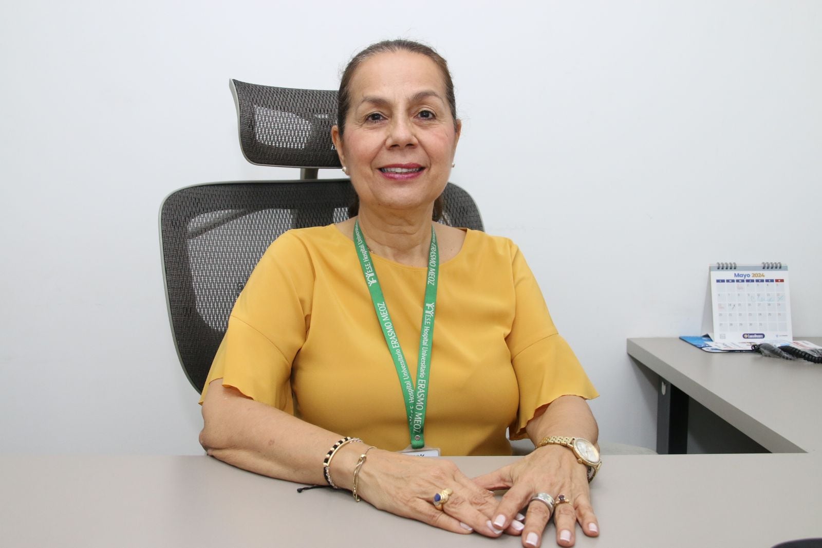 Dra. Elsie Entrena Mutis, subgerente HUEM.