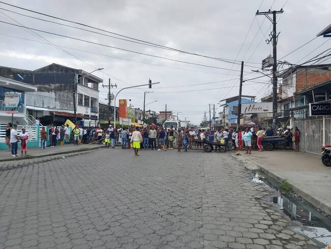 Bloqueo en Tumaco. Caracol Radio