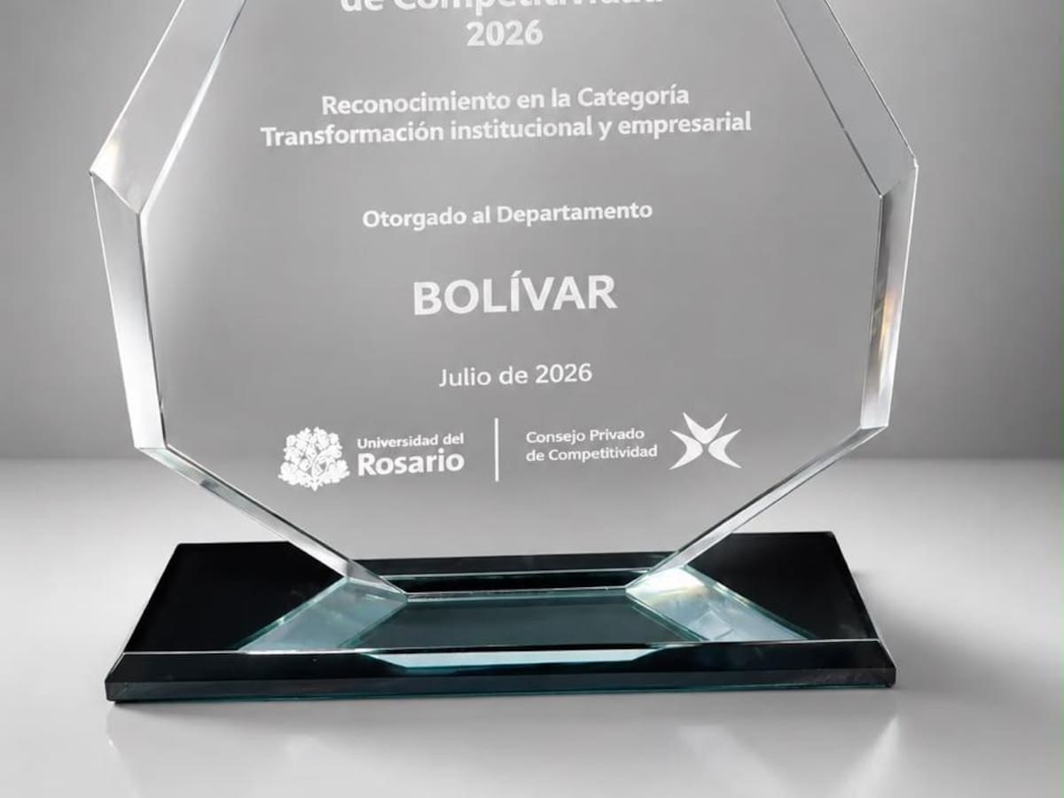 Bolívar avanza en competitividad y recibe reconocimiento nacional por su gestión