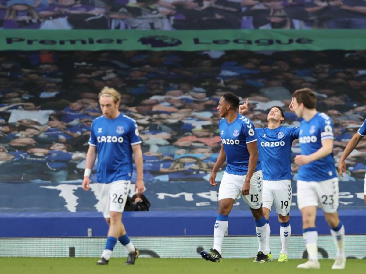 Con golazo de James, Everton empató en casa con Crystal Palace en Premier