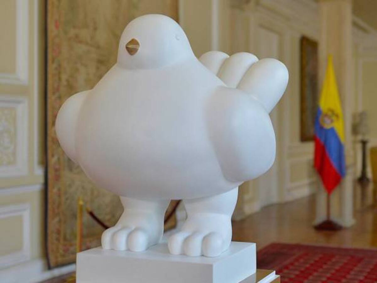 La paloma de la paz que voló de Palacio