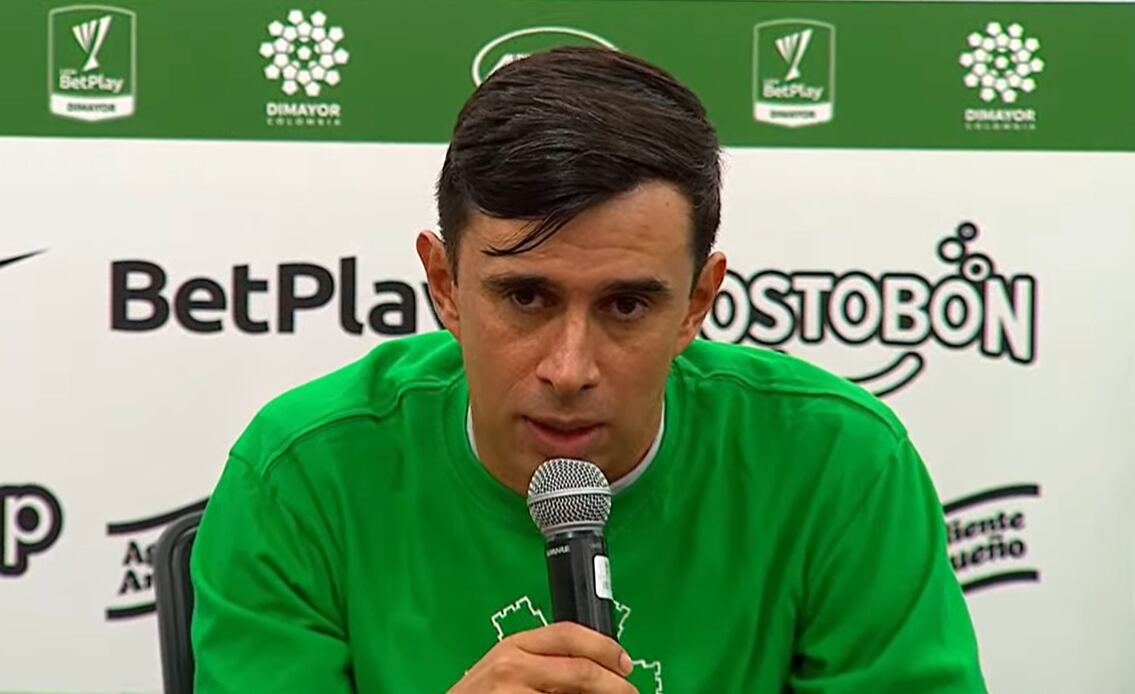 Jhon Bodmer en rueda de prensa de Atlético Nacional | Captura de pantalla