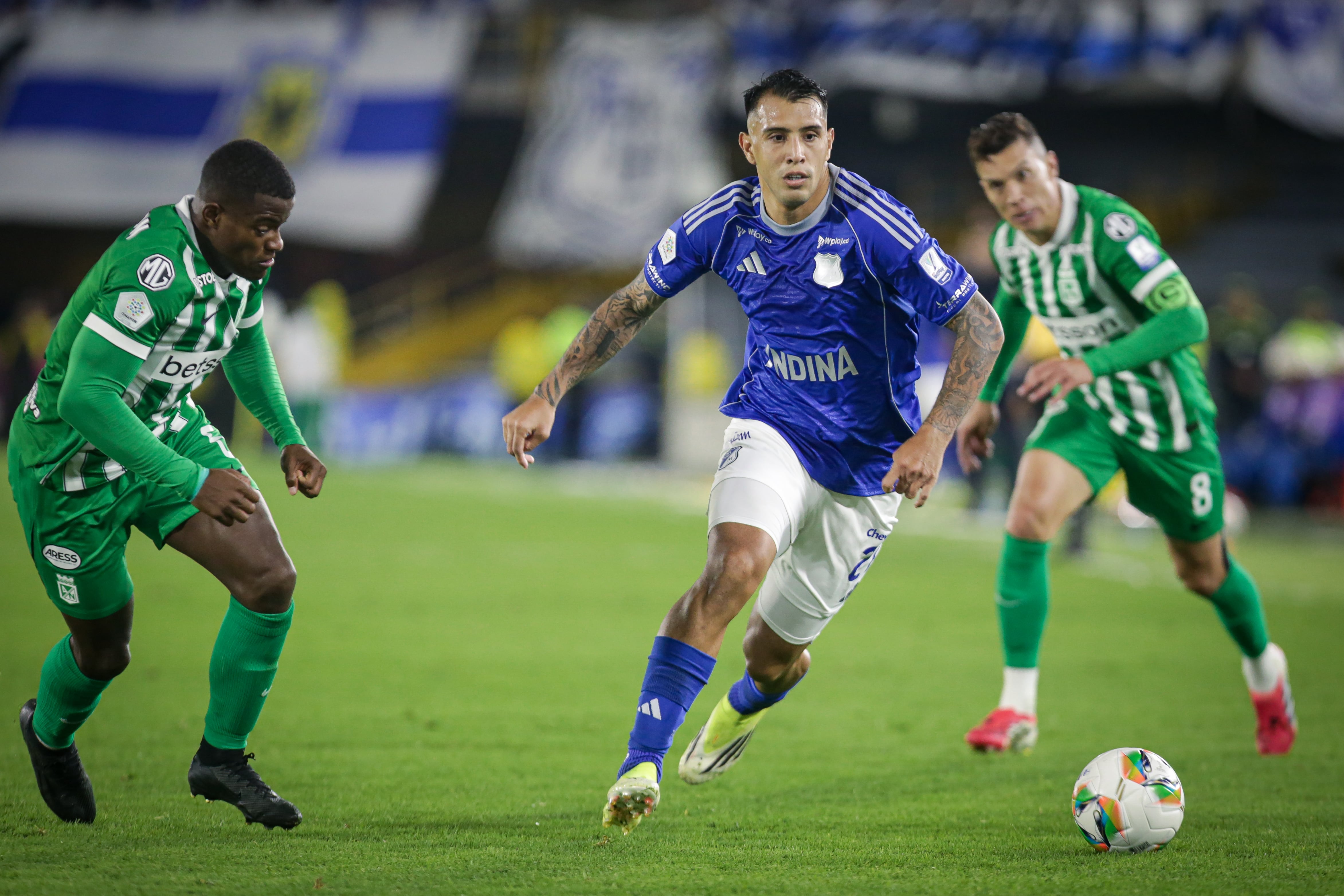 Millonarios HOY: ¿Rodrigo Contreras y Leo Castro están habilitados para el clásico ante Nacional?. (Colprensa - Cristian Bayona).