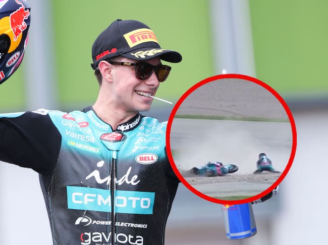 Amargo día para David Alonso en Moto2: así fue la caída que lo obligó a retirarse del GP de Alemania / Getty Images