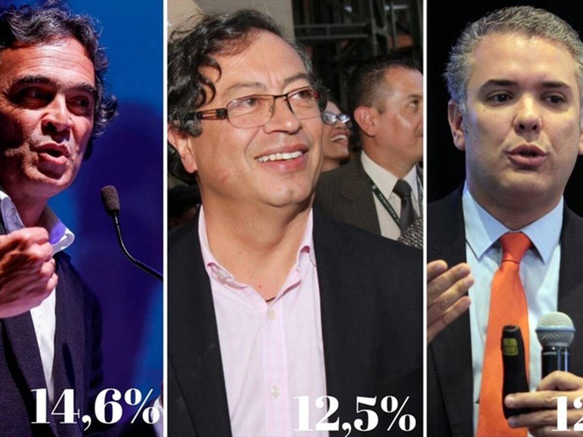 Fajardo, Petro y Duque siguen liderando intención de voto en el país