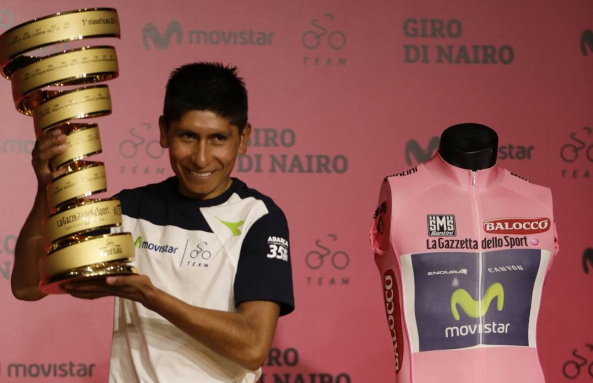 Nairo Quintana, Campeón Giro de Italia y mejor joven 