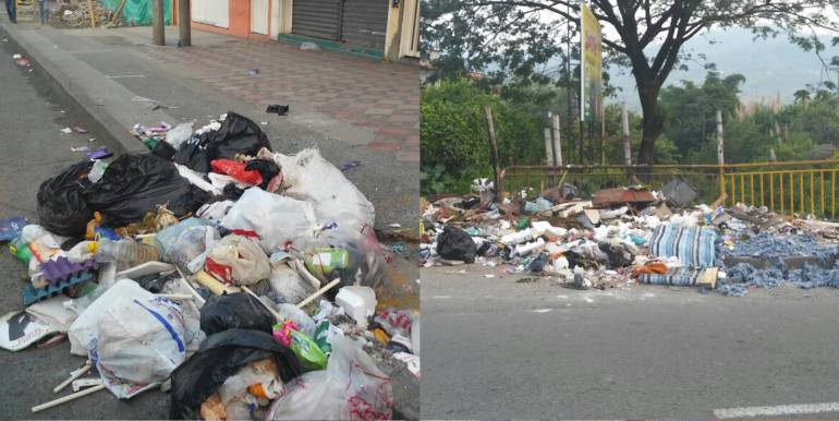 Todas las calles de la Avenida Simón Bolívar tienen represamiento de basuras.