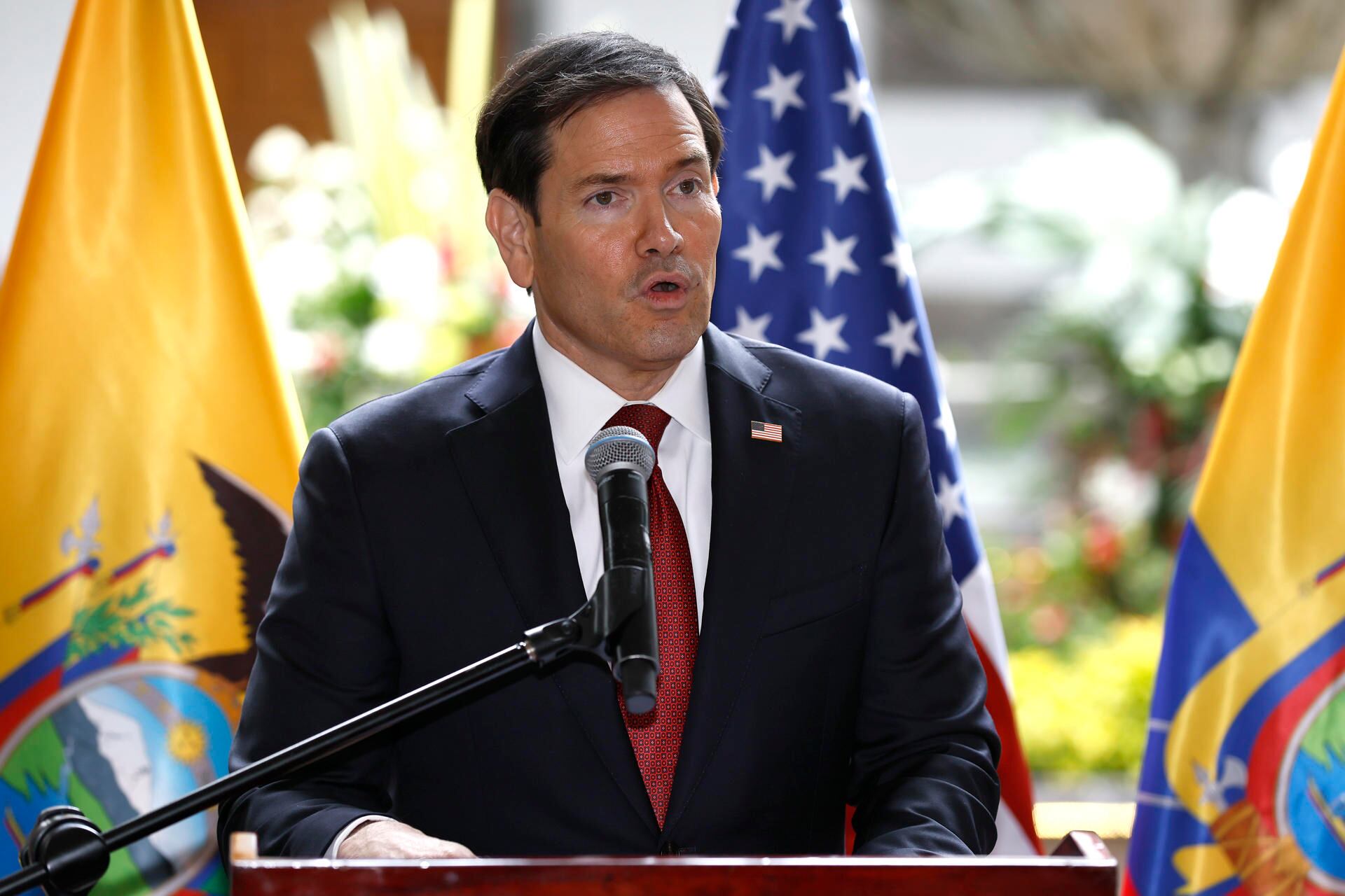 El secretario de Estado de Estados Unidos, Marco Rubio. EFE/ José Jácome