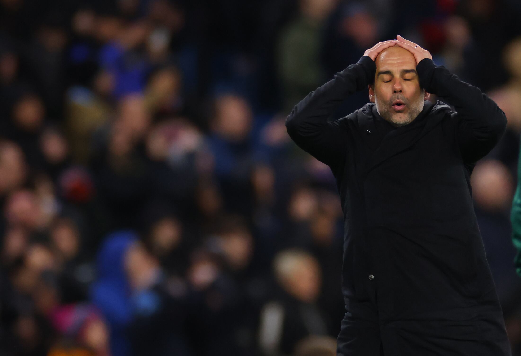 Pep Guardiola, entrenador del Manchester City. (Photo by Marc Atkins/Getty Images)