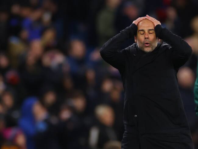 Pep Guardiola, entrenador del Manchester City. (Photo by Marc Atkins/Getty Images)