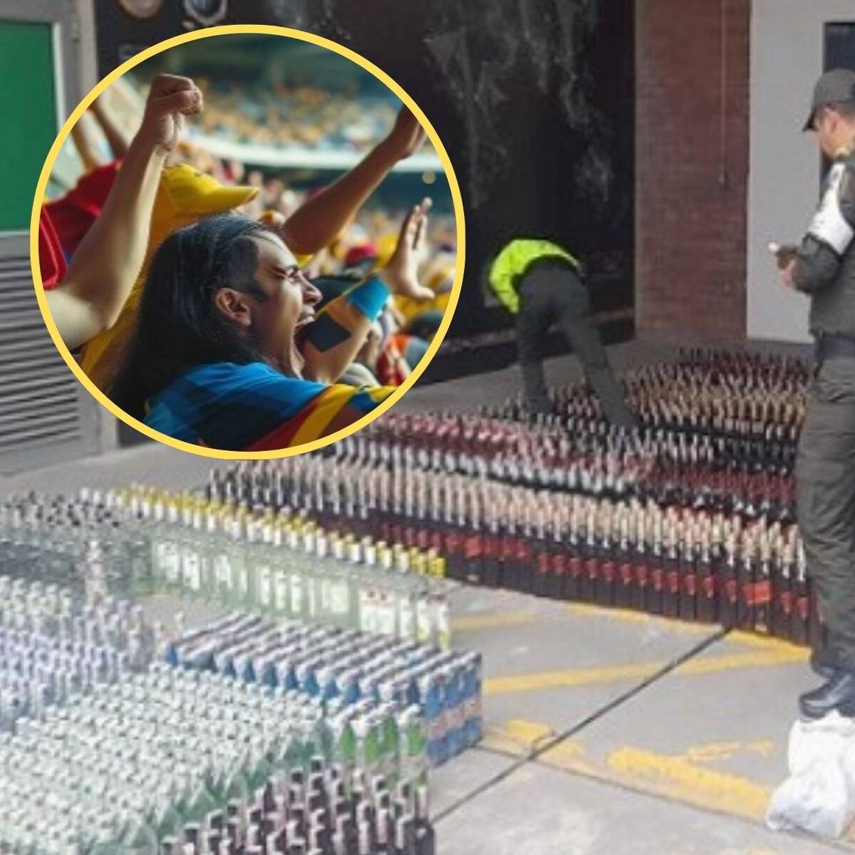 En el marco de la Copa América incautan 2 mil botellas de licor adulterado en Bogotá