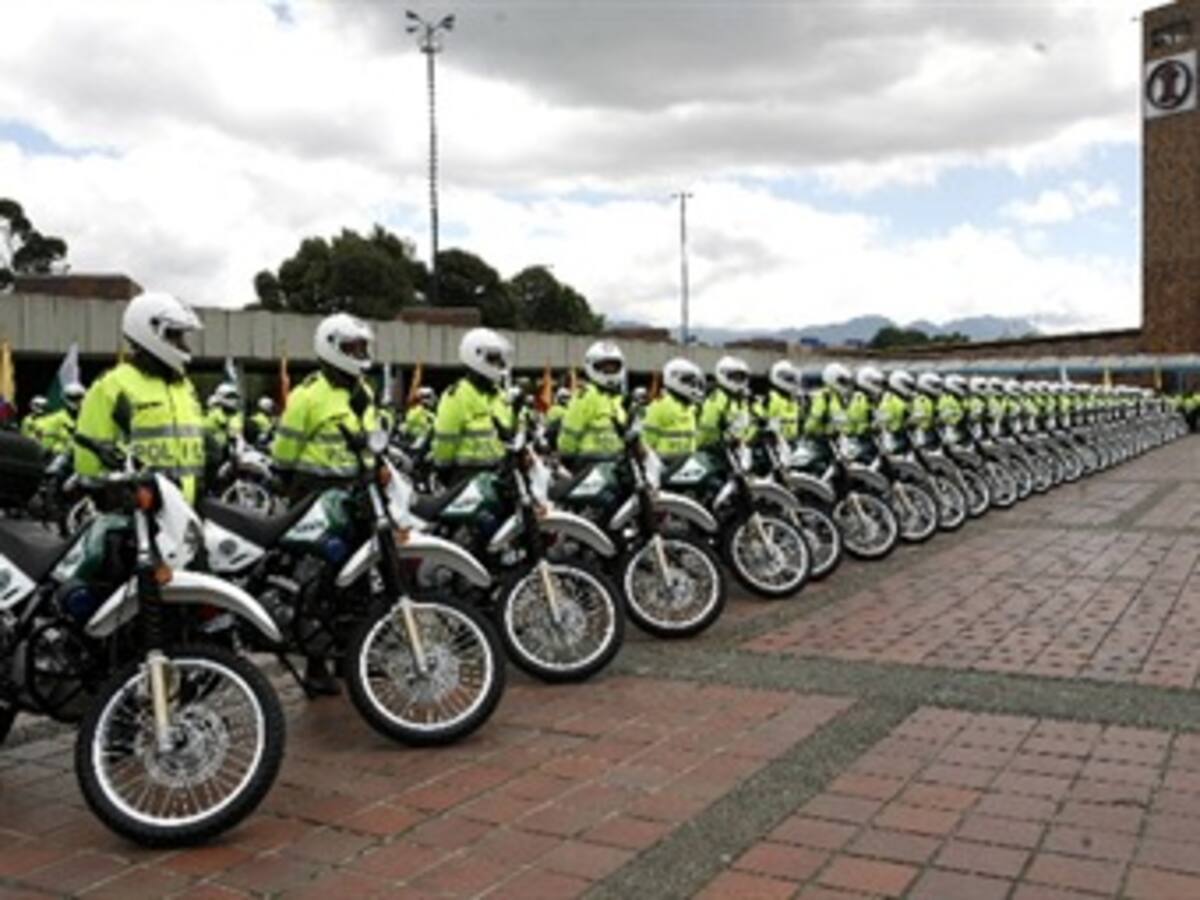 Con motos eléctricas la Policía fortalecerá la seguridad en Bogotá