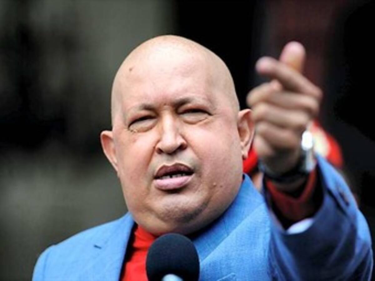 Chávez considera 'extraño' que se haya detectado cáncer a varios presidentes