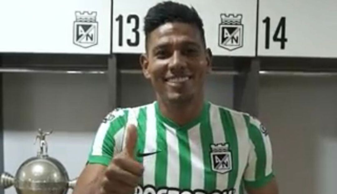 Alexander Mejía presentado en Atlético Nacional 2021