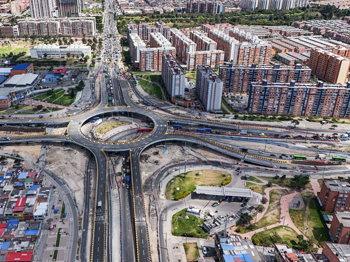 Habilitan glorieta de la Av Ciudad de Cali con Av Américas en Bogotá: habrá menos semáforos