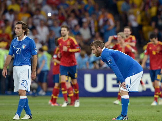 Final de la Eurocopa 2012 entre Italia y España
