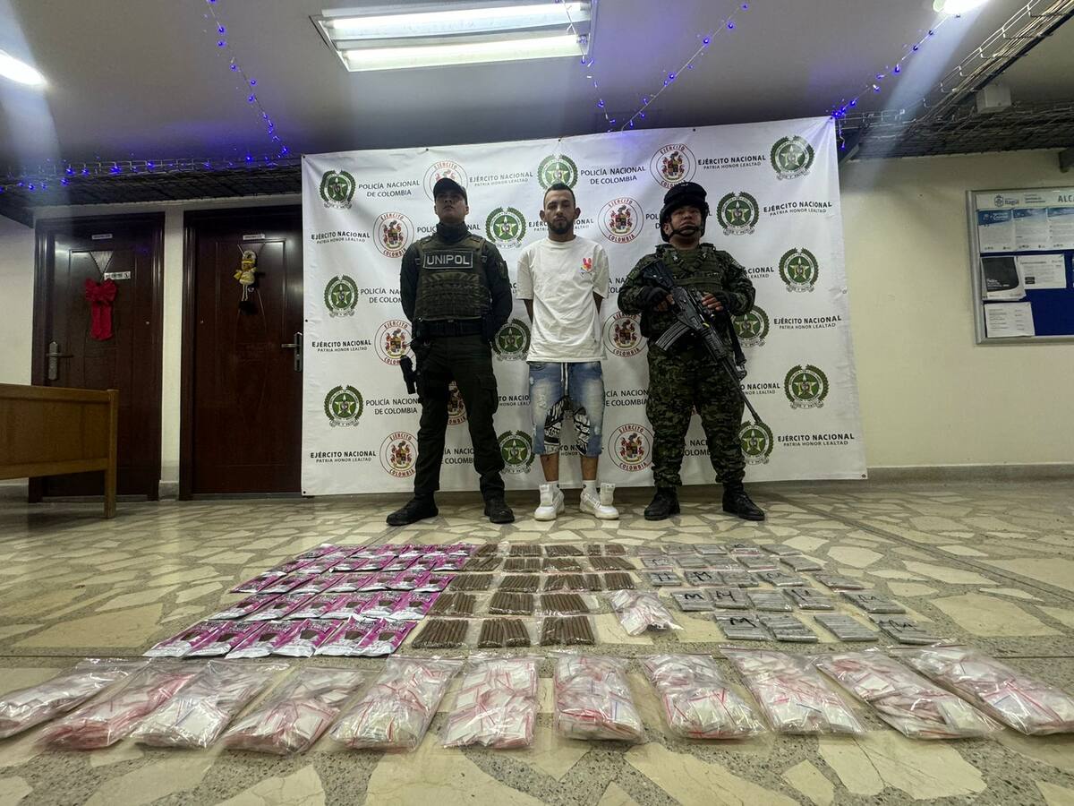 Fue capturado alias “Maracucho”, líder de microtráfico en Itagüí