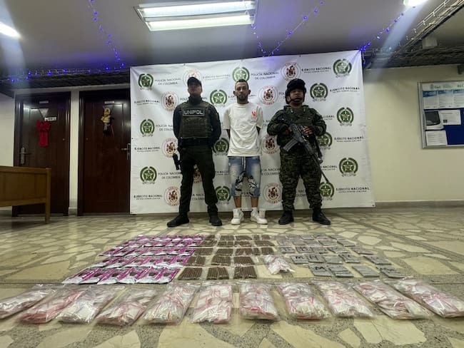 Capturan a alias "Maracucho", reconocido criminal en Itagüí. Foto: Alcaldía de Itagüí